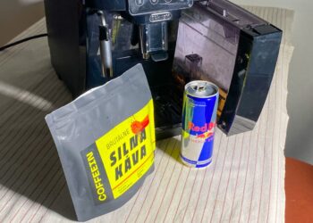 novoročný nakopávač - káva s red bullom