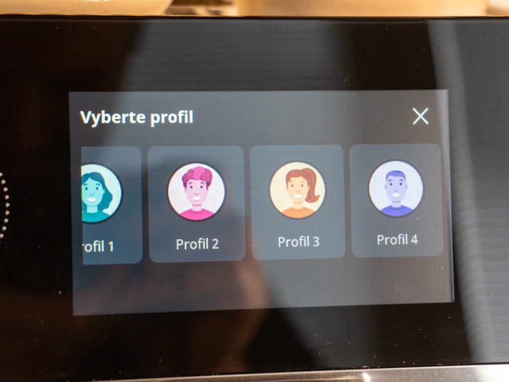 DeLonghi Eletta Ultra - používateľské profily