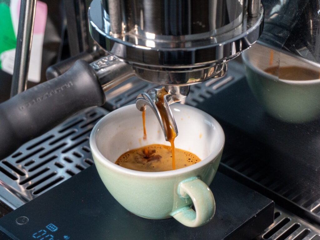 Ethiopia Danse Mormora od Goriffee – příprava espressa