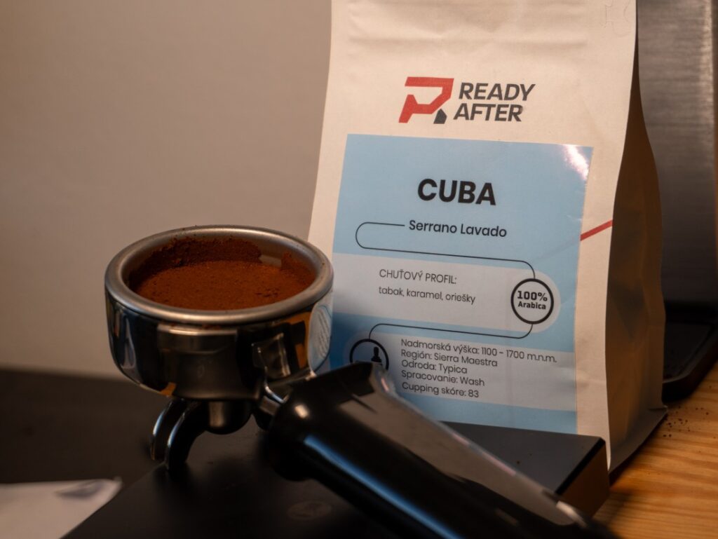 READY AFTER - Cuba Serrano Lavado - utlačená káva v balení