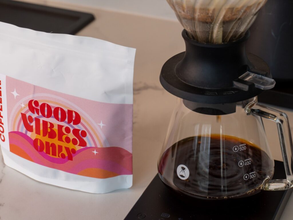 Good Vibes Only od COFFEEIN – příprava filtrované kávy