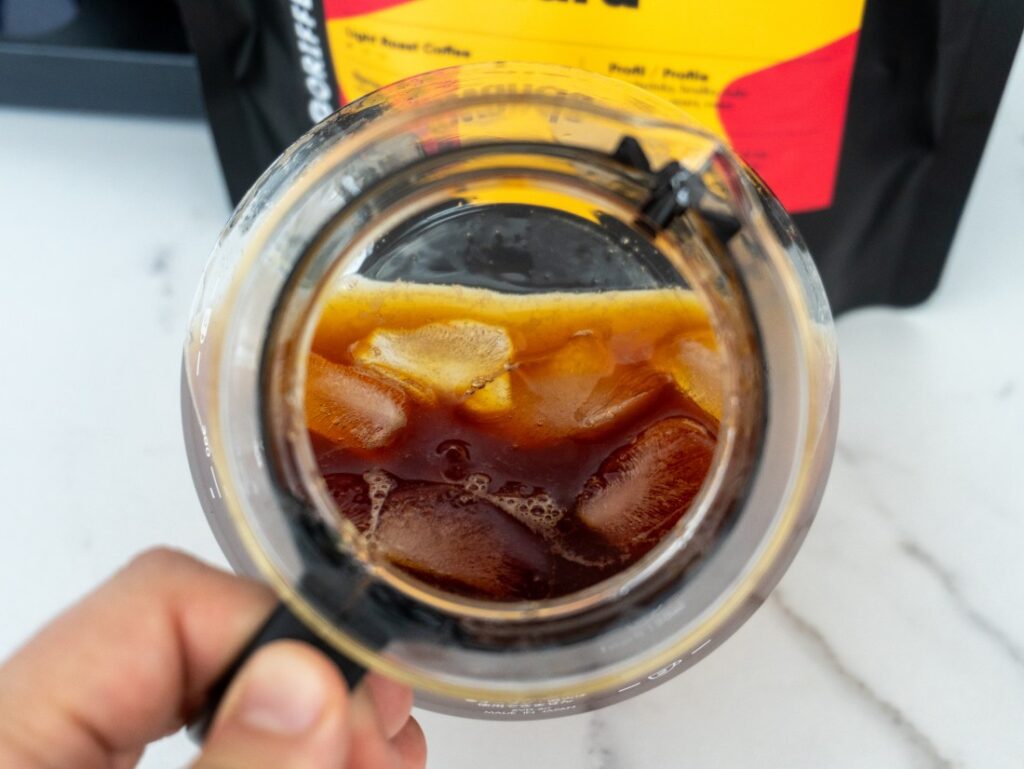 Rwanda Gasharu od Goriffee – flash brew v dekantéru