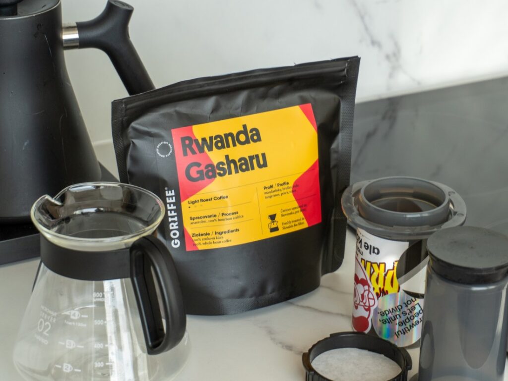 Rwanda Gasharu od Goriffee – začátek přípravy