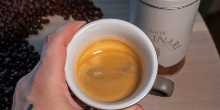 Caffé Molinari Intenso - espresso v ruke