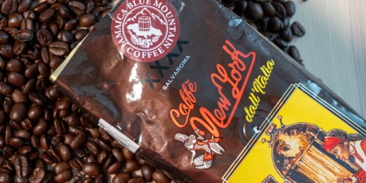 Caffé New York XXXX - zrno a obal