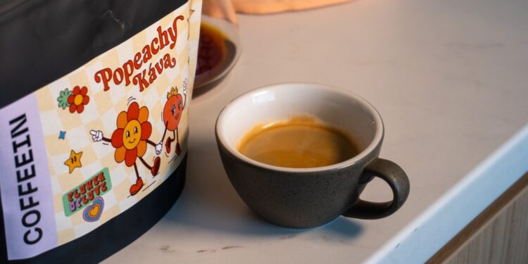Popeachy káva - COFFEEIN
