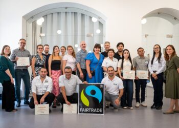 Fairtrade Specialty Coffee Dialogue v Prahe - spoločné fotenie