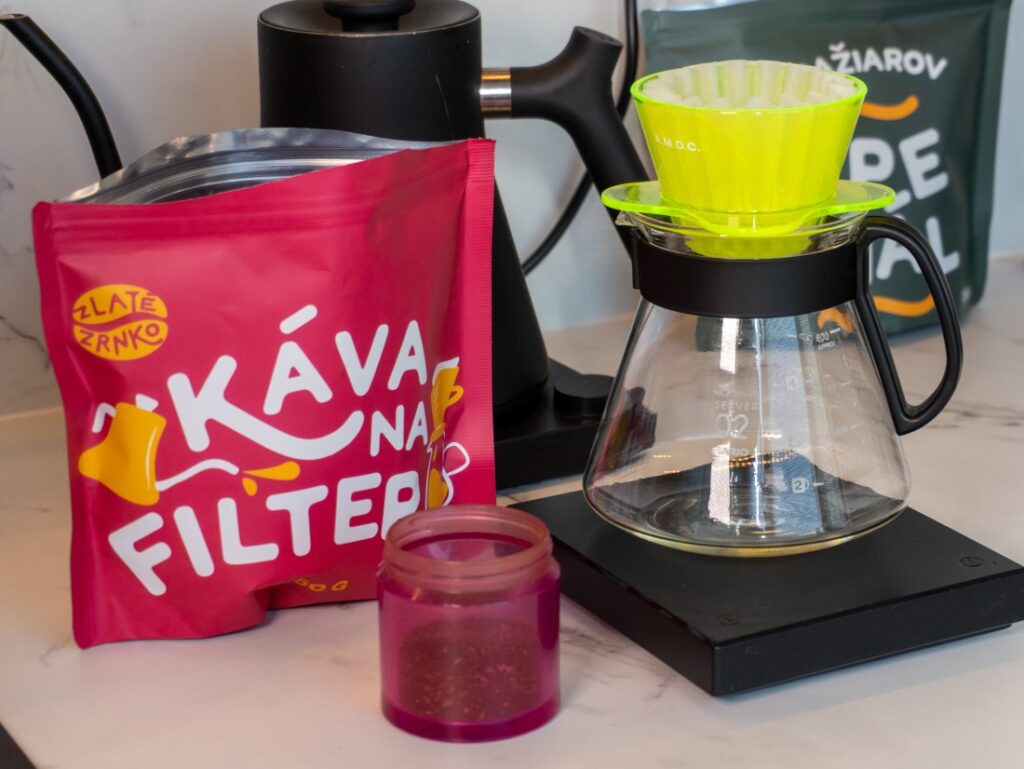 Zlaté Zrnko – Káva na filtr – příprava
