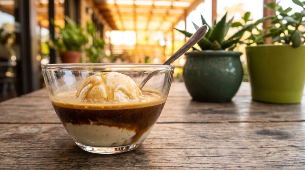 espresso affogato