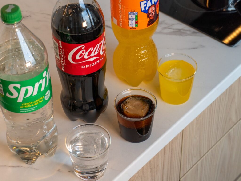 Sprite Coca Cola a Fanta