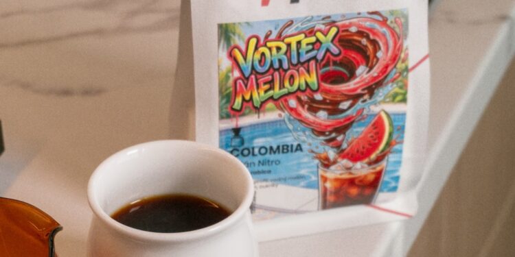 Vortex Melon od READY AFTER - obal a hotová káva