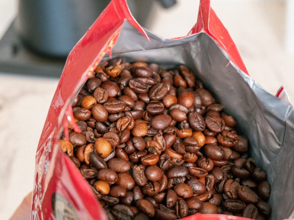 Bellarom Caffé Rosso – pohled do balíčku