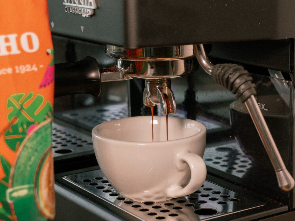 Eduscho Caffè Crema - příprava espressa
