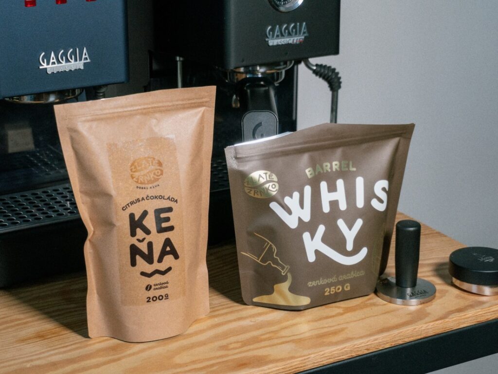 Zlaté Zrnko – Keňa a Whisky – obaly