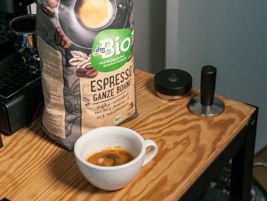 DM Bio Espresso – espresso na stole