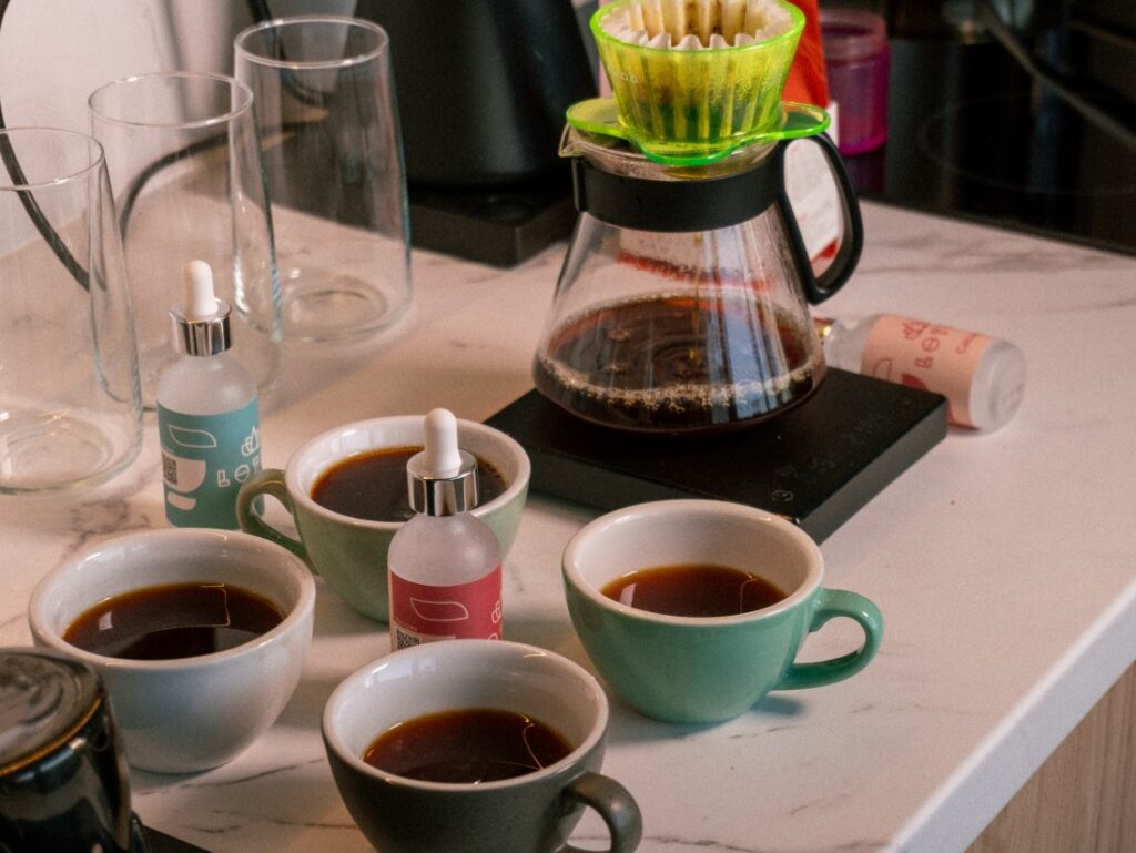 experiment s vodou - Ethiopia Yirgacheffe od COFFEEIN a kapky Lotus