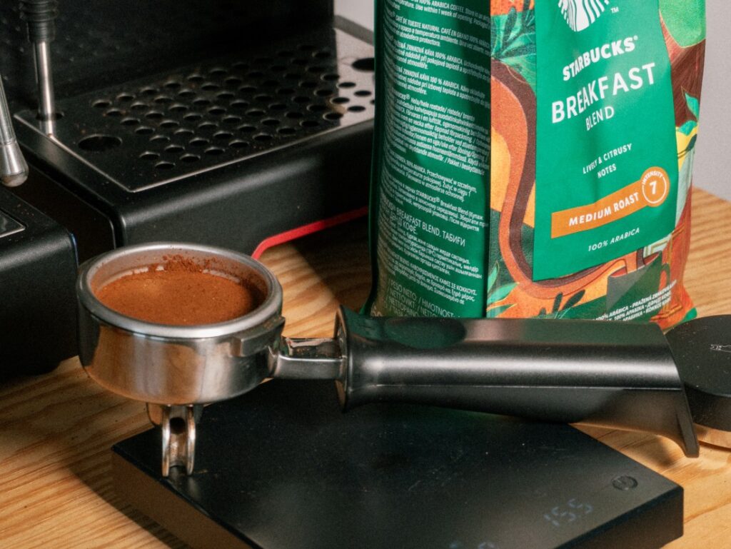 recenze Starbucks Breakfast Blend - mletá káva v páce